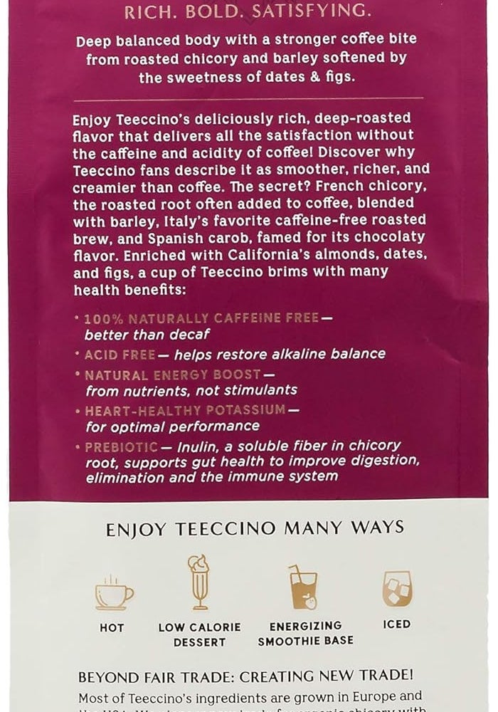 Teeccino Java Herbal Coffee (Pack of 6) - Image 3